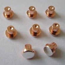 Small Double Composite Rivet , Bimetal Rivets With High Electrical Resistivity