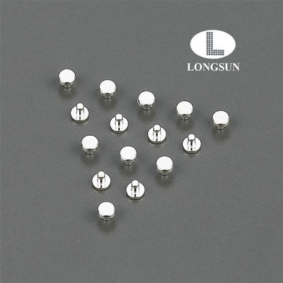 Nickel Silver Alloy Small Bimetal Contact Rivets For Switchgears OEM / ODM