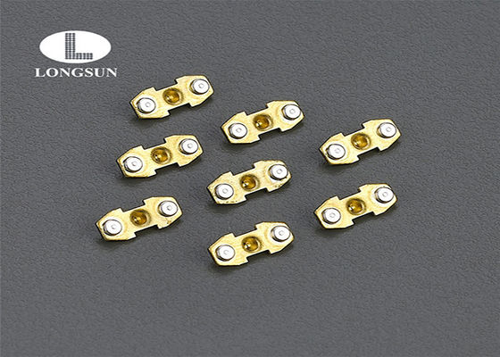 Low Resistance Metal Stamping Tools Brass Contact Bridge For Electrical Equipment