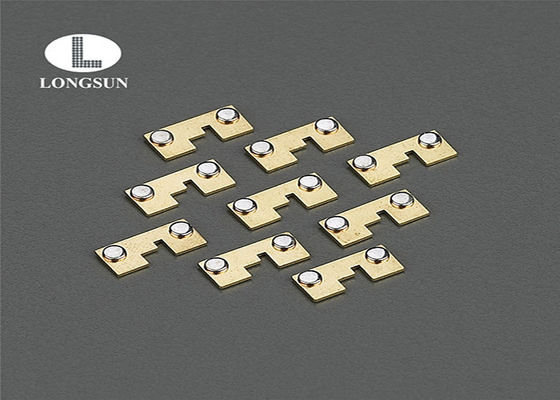 Spring Contact Metal Stamping Components Brass For Thermal Controller