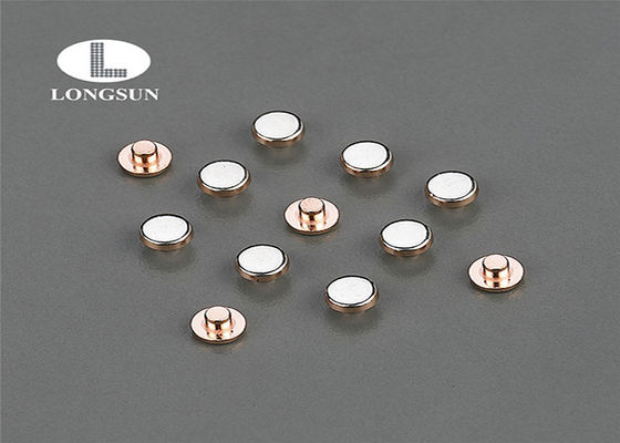 Low Resistance Solid Pure Silver Contact Rivets With Long Electric Life
