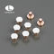 Silver Plated Copper Electrical Contact Rivets Solid Flat Head / Round Head